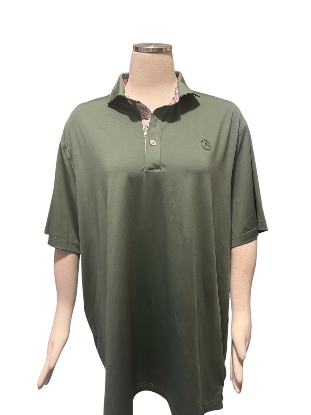Arnold Palmer/ Puma collab Olive Green Polo Shirt